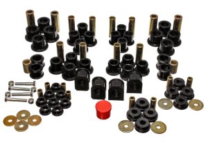 Ford F-250 Suspension Bushing Kit - Front + Rear - Energy Suspension - Hyper-Flex Master Bushing Set - Black - `99-`04 Ford F-250 Suspension Bushing Kit - Front + Rear - Energy Suspension - Hyper-Flex Master Bushing Set - Black - `99-`04